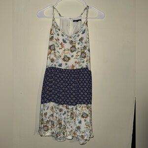 Staccato Floral and Geometric Midi Dress